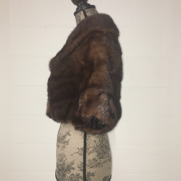 Vintage Brown Fur Stole - Picture 9 of 17